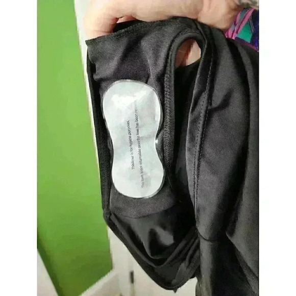 Size 22 NWT Swimsuits for All Floral Tropical Black Front Crossed Swim Dress - Picture 5 of 7